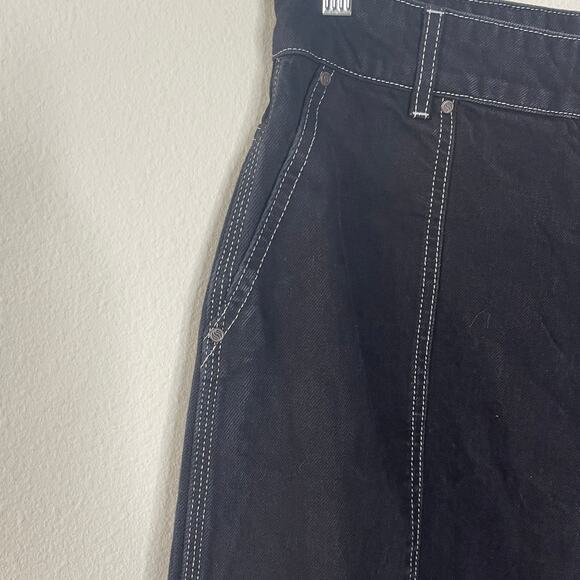 STELLA McCARTNEY CARGO   BLACK DENIM JEAN SIZE 30 - Picture 4 of 11
